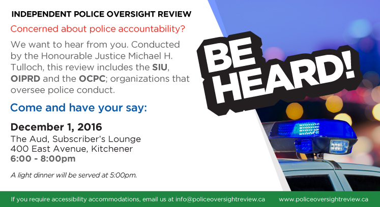 police-oversight-public-consultation-kitchener